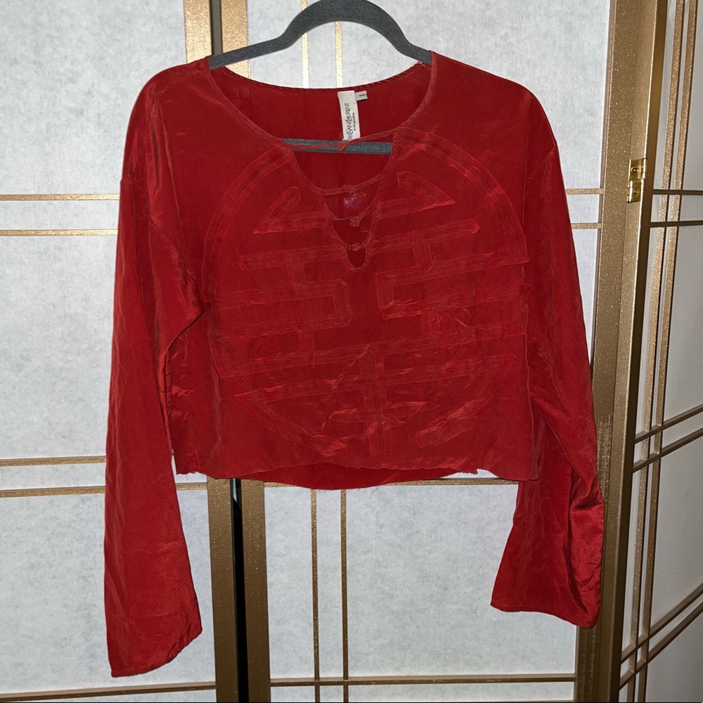 Vintage Yves Saint Laurent %100 silk top